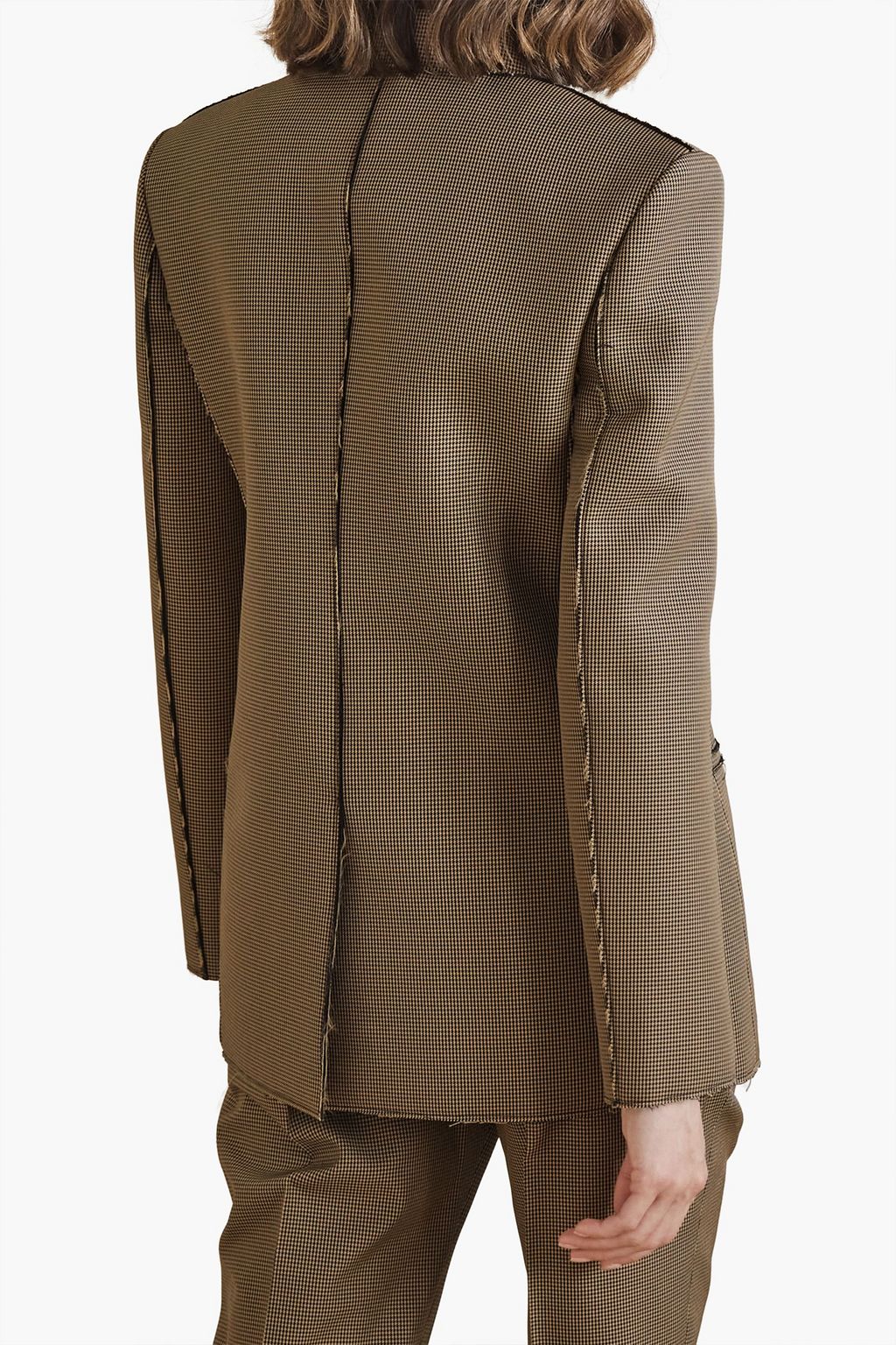 GIVENCHY Embellished houndstooth woven blazer