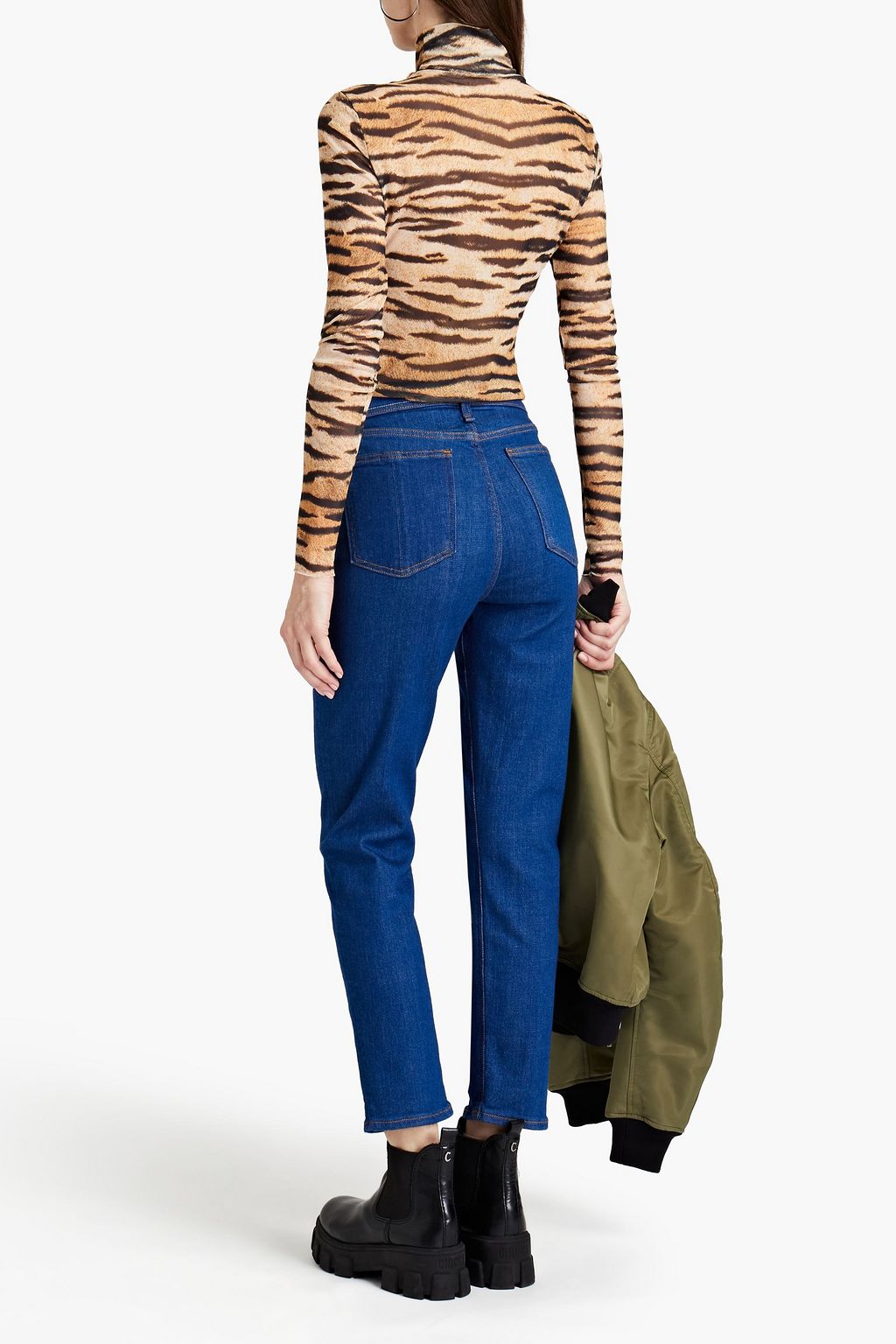 RAG & BONE Nina hoch sitzende Jeans mit schmalem Bein