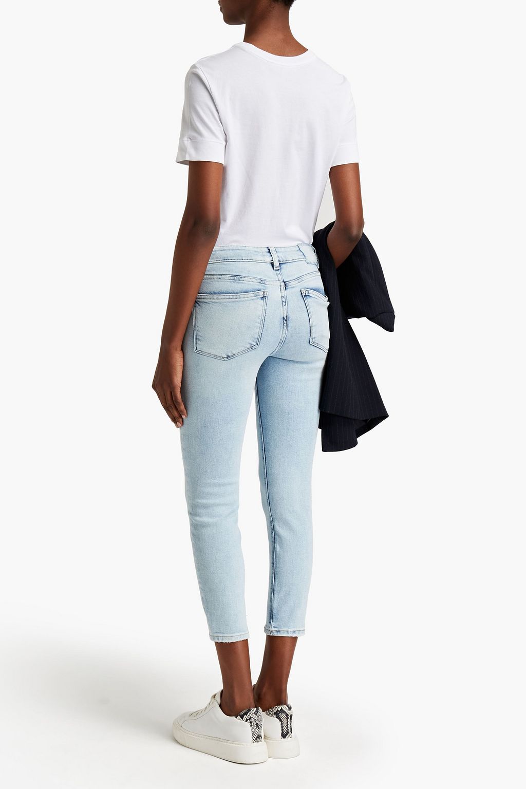DL1961 Florence cropped high-rise skinny jeans