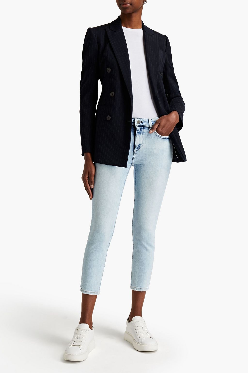 DL1961 Florence cropped high-rise skinny jeans