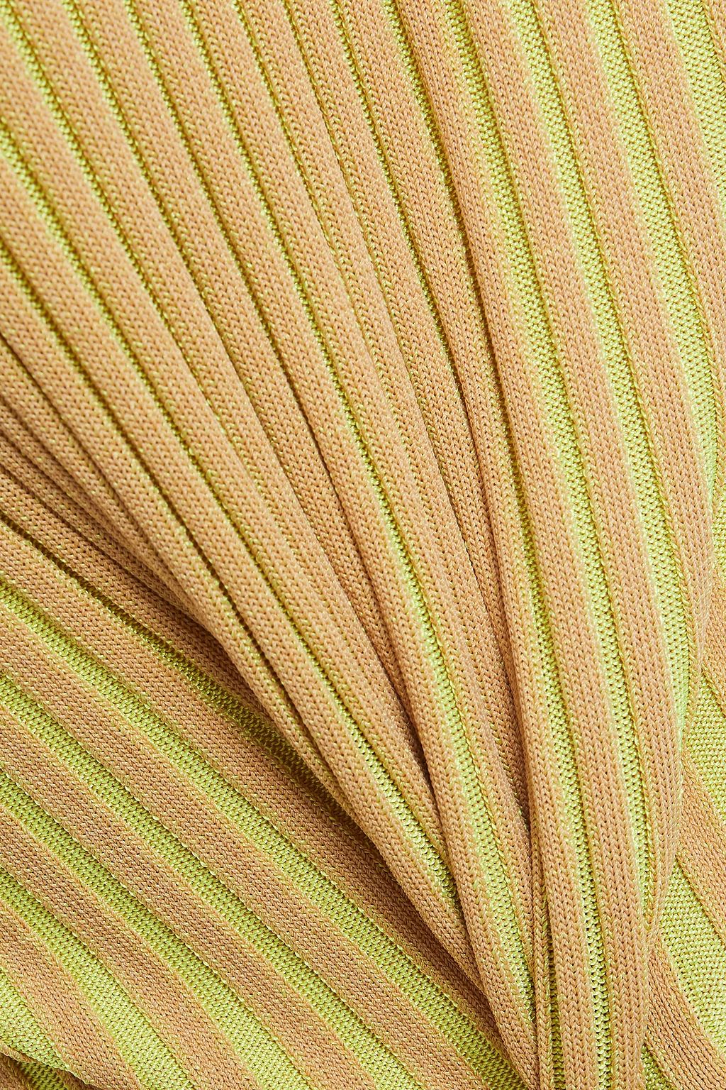 DION LEE Ribbed-knit top