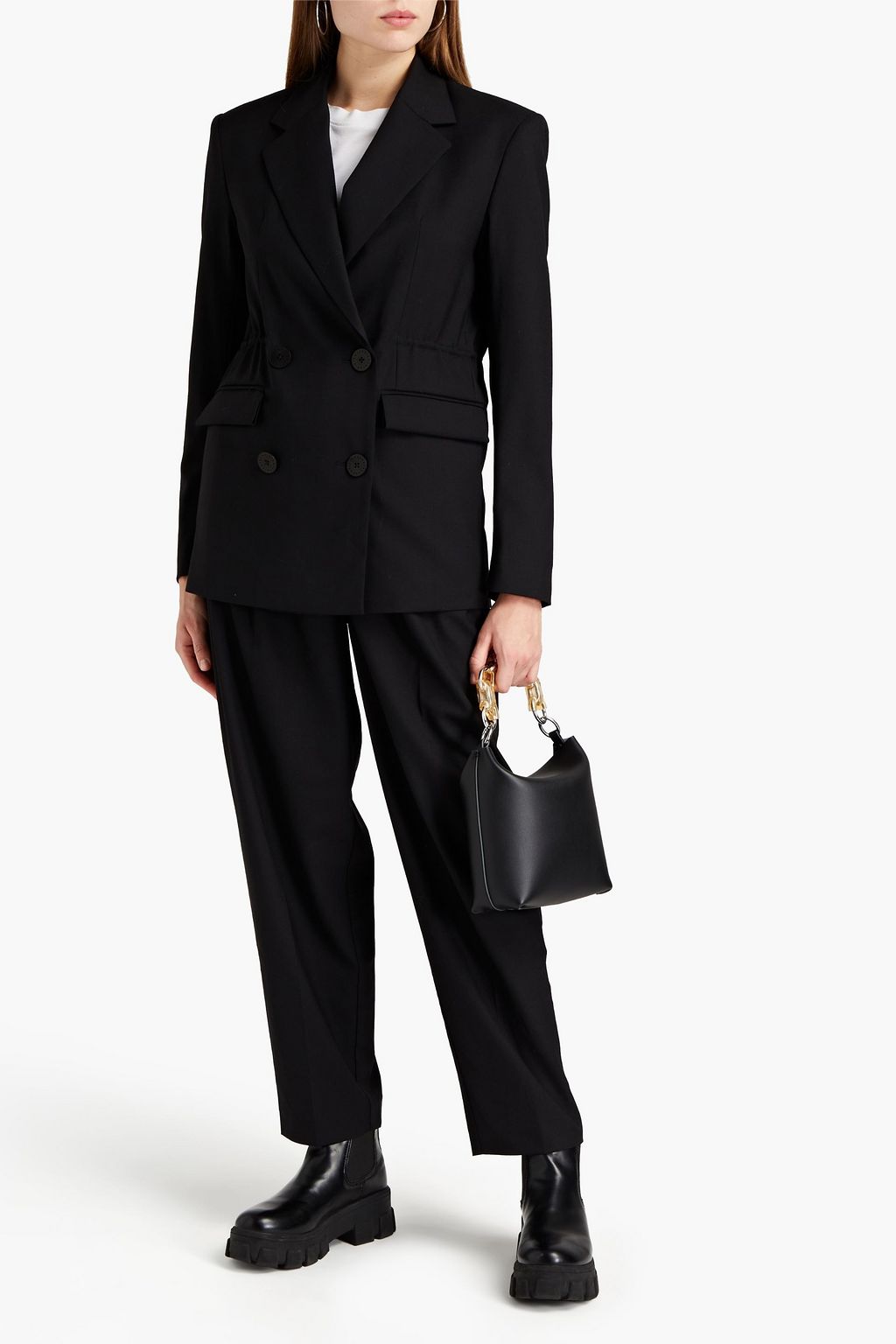 REMAIN BIRGER CHRISTENSEN Daisy double-breasted twill blazer