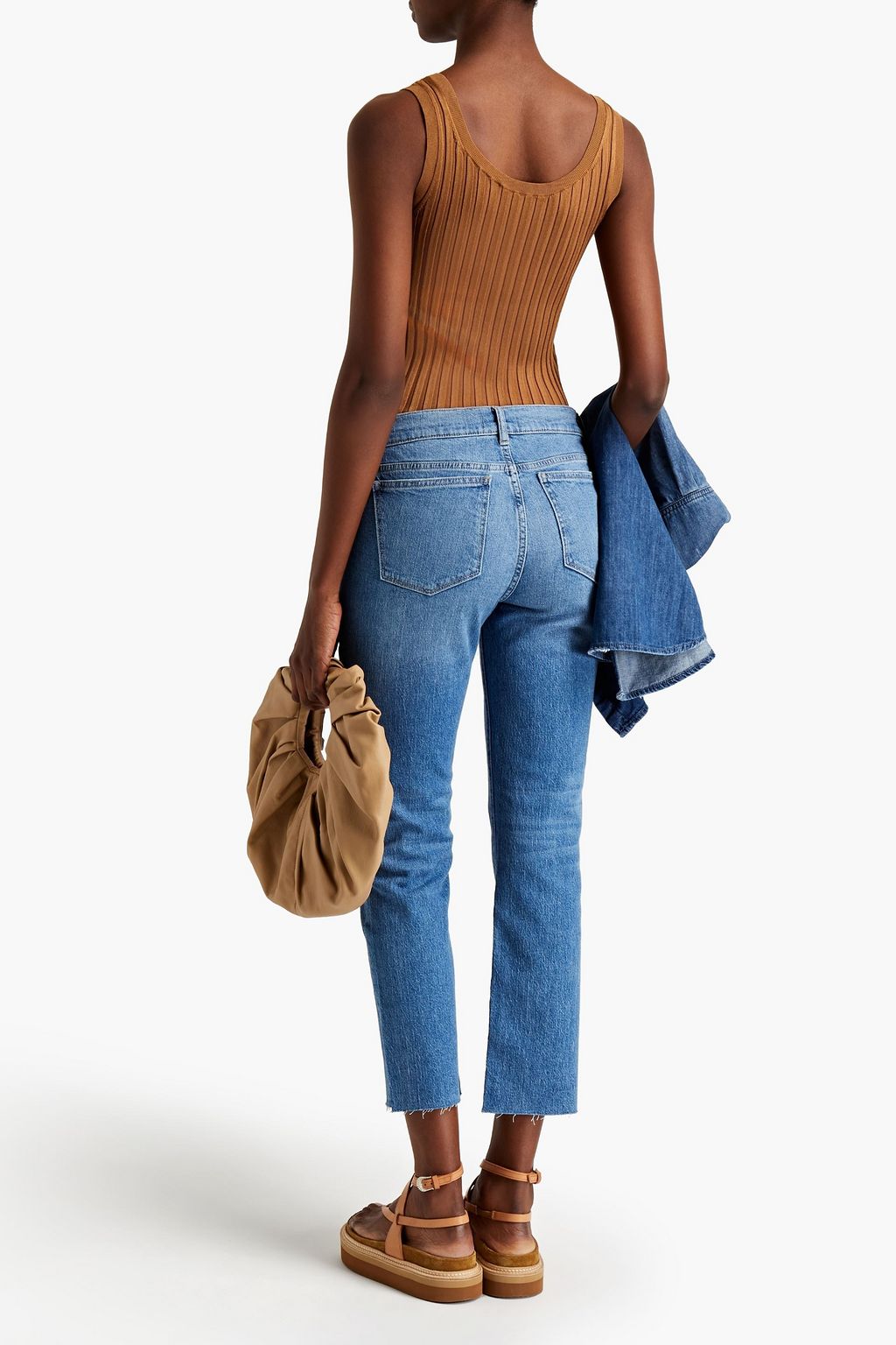 DL1961 Mara cropped mid-rise straight-leg jeans