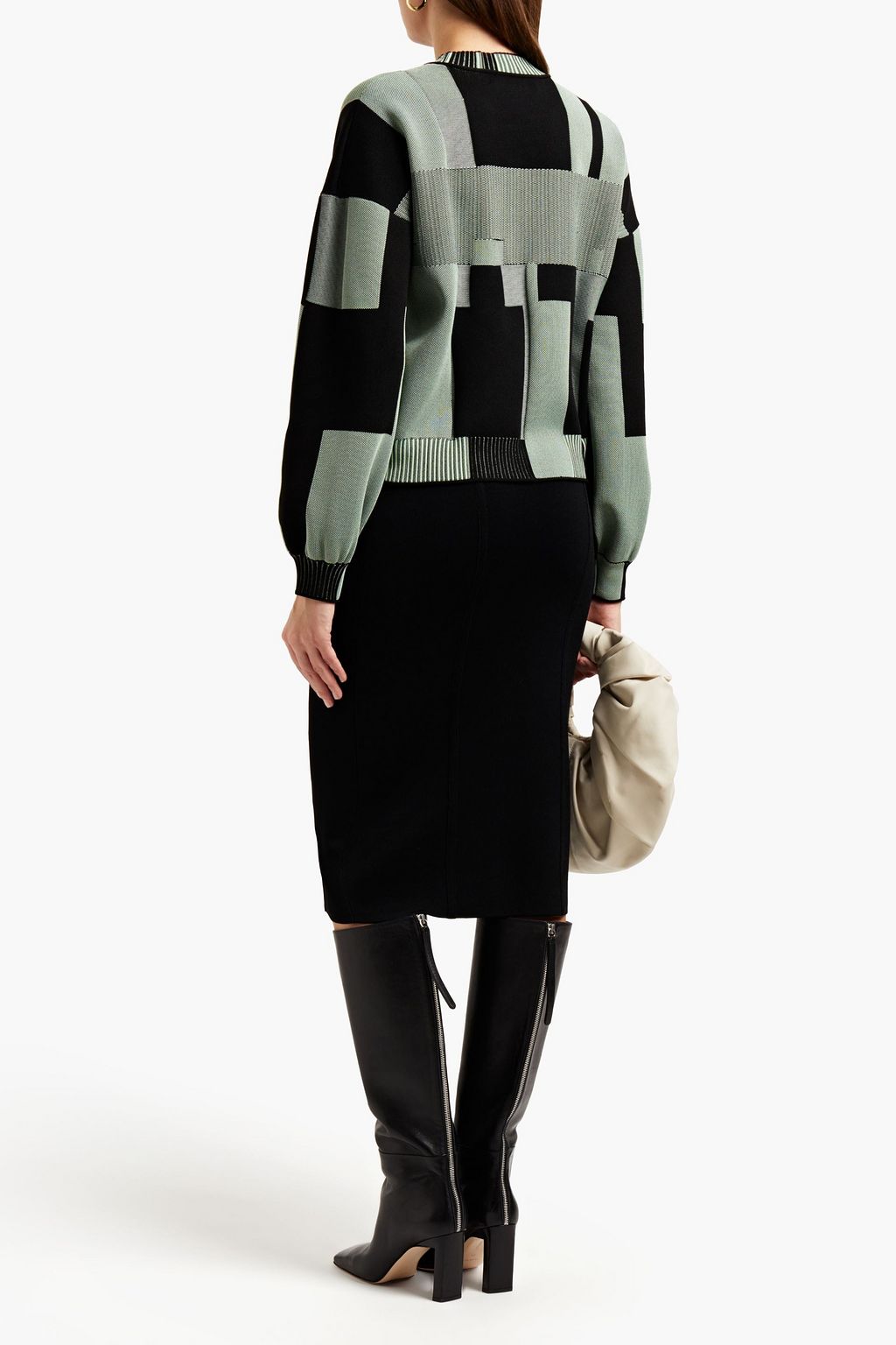 DIANE VON FURSTENBERG Oprah jacquard-knit sweater