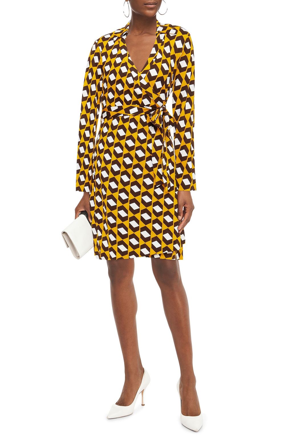 DIANE VON FURSTENBERG New Jeanne printed silk-jersey wrap dress