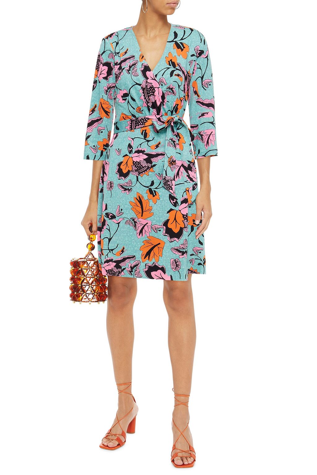 DIANE VON FURSTENBERG New Julian printed silk-jersey wrap dress