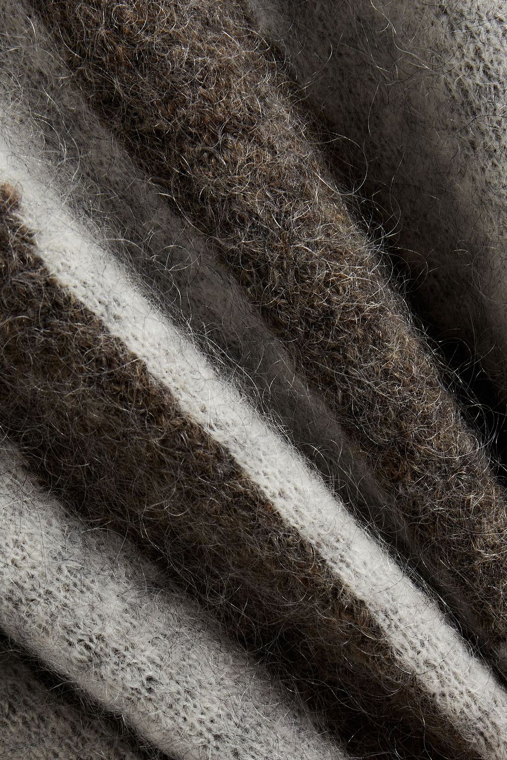 REMAIN BIRGER CHRISTENSEN Oversized brushed striped knitted sweater