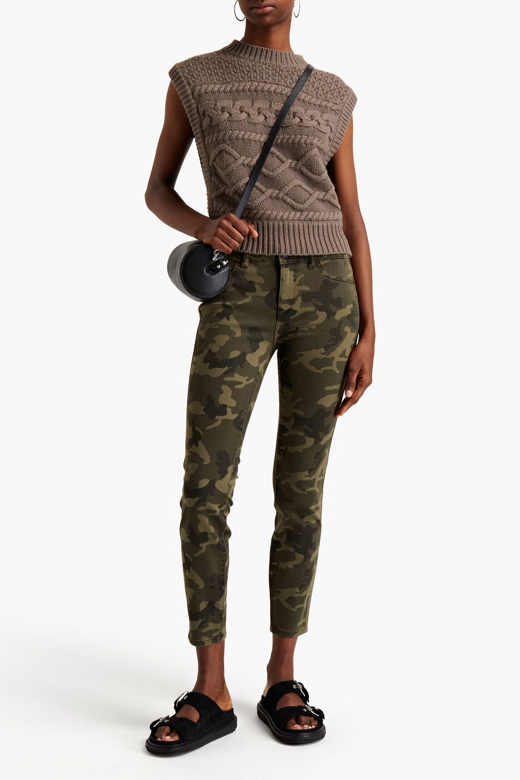 DL1961 Florence printed high-rise skinny jeans