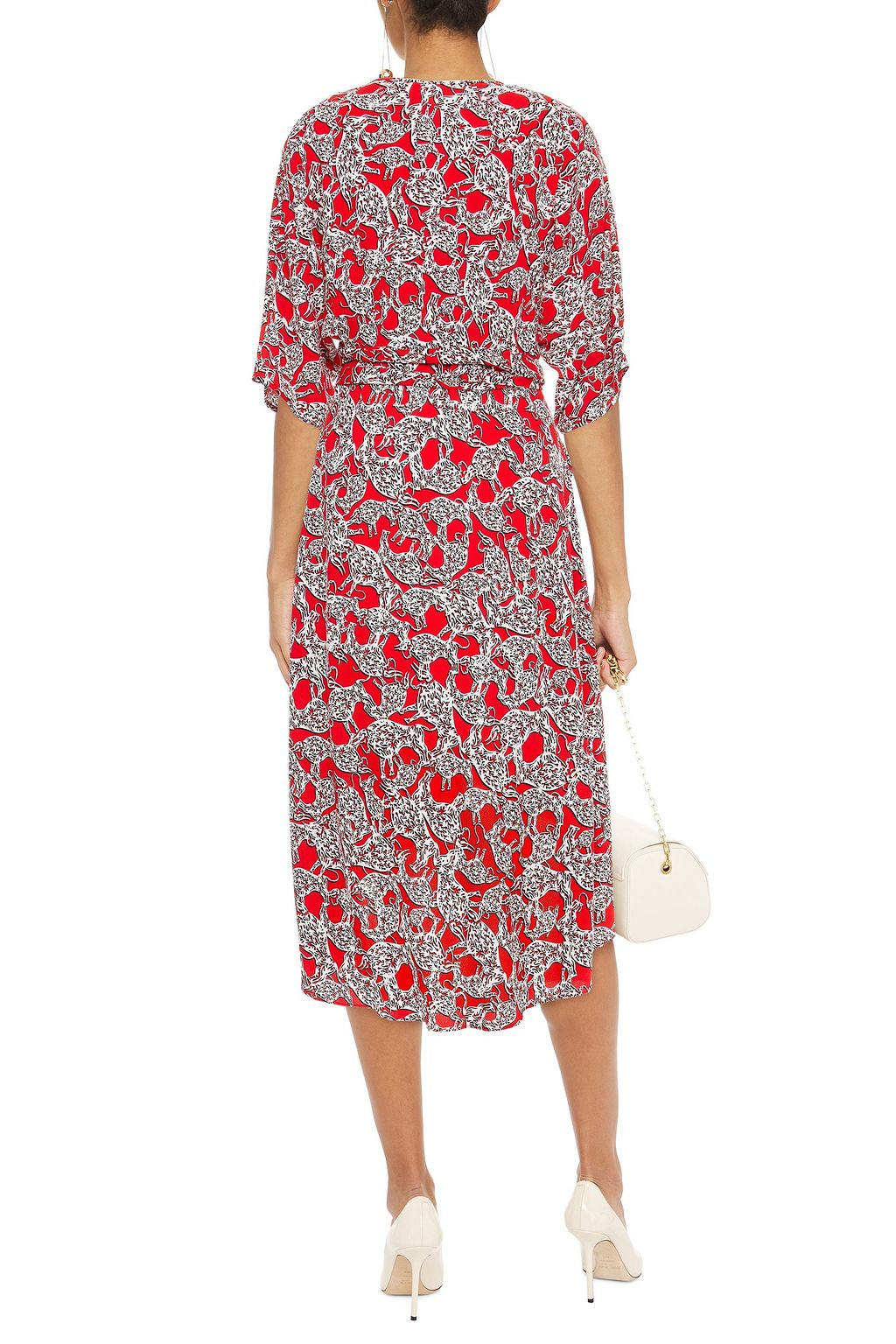 DIANE VON FURSTENBERG Eloise printed crepe wrap dress