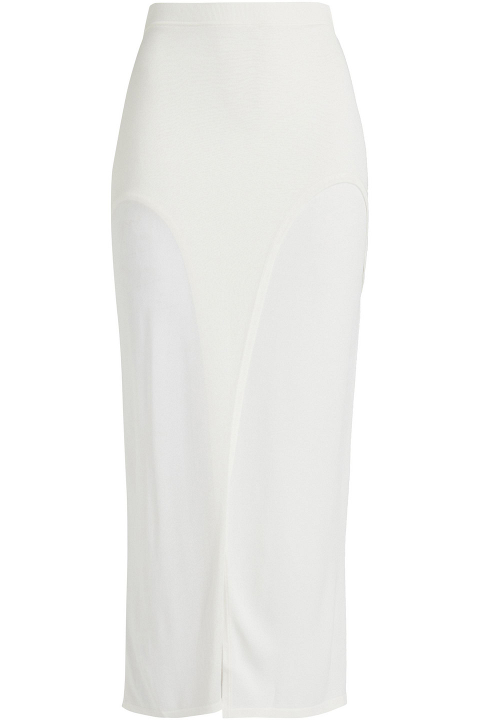 Knitted midi skirt