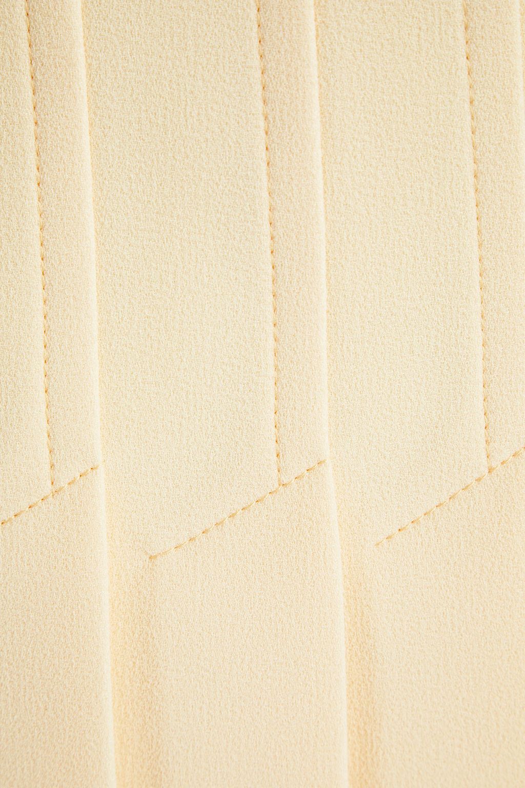 DION LEE Pleated stretch-crepe mini skirt