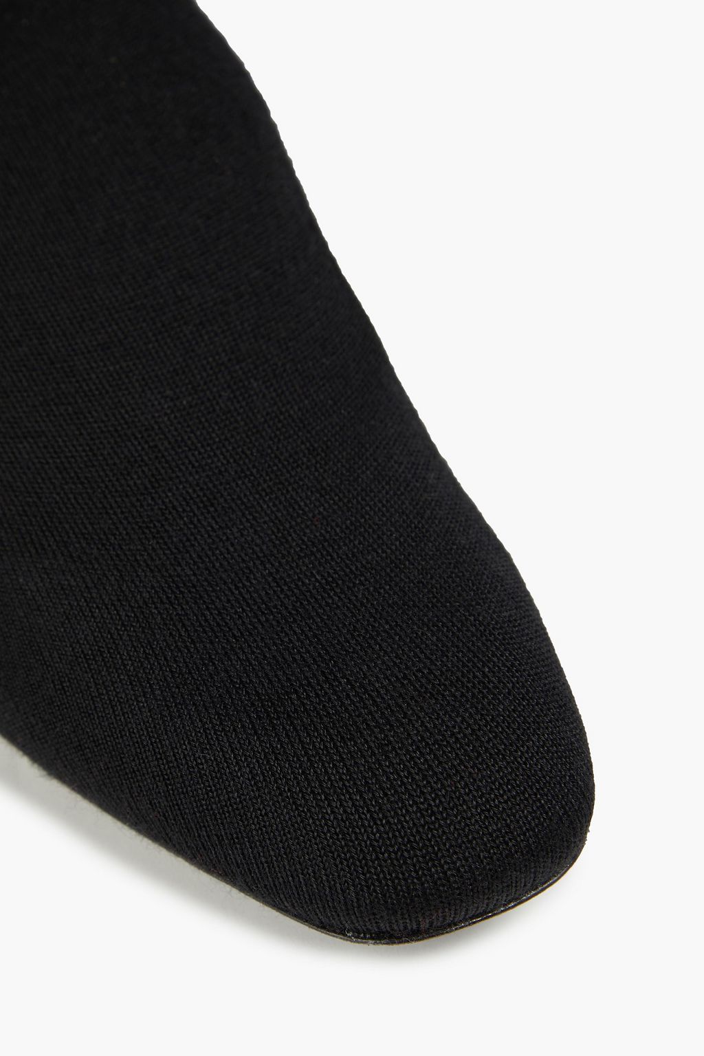 RENE' CAOVILLA Grace crystal-embellished stretch-knit over-the-knee sock boots
