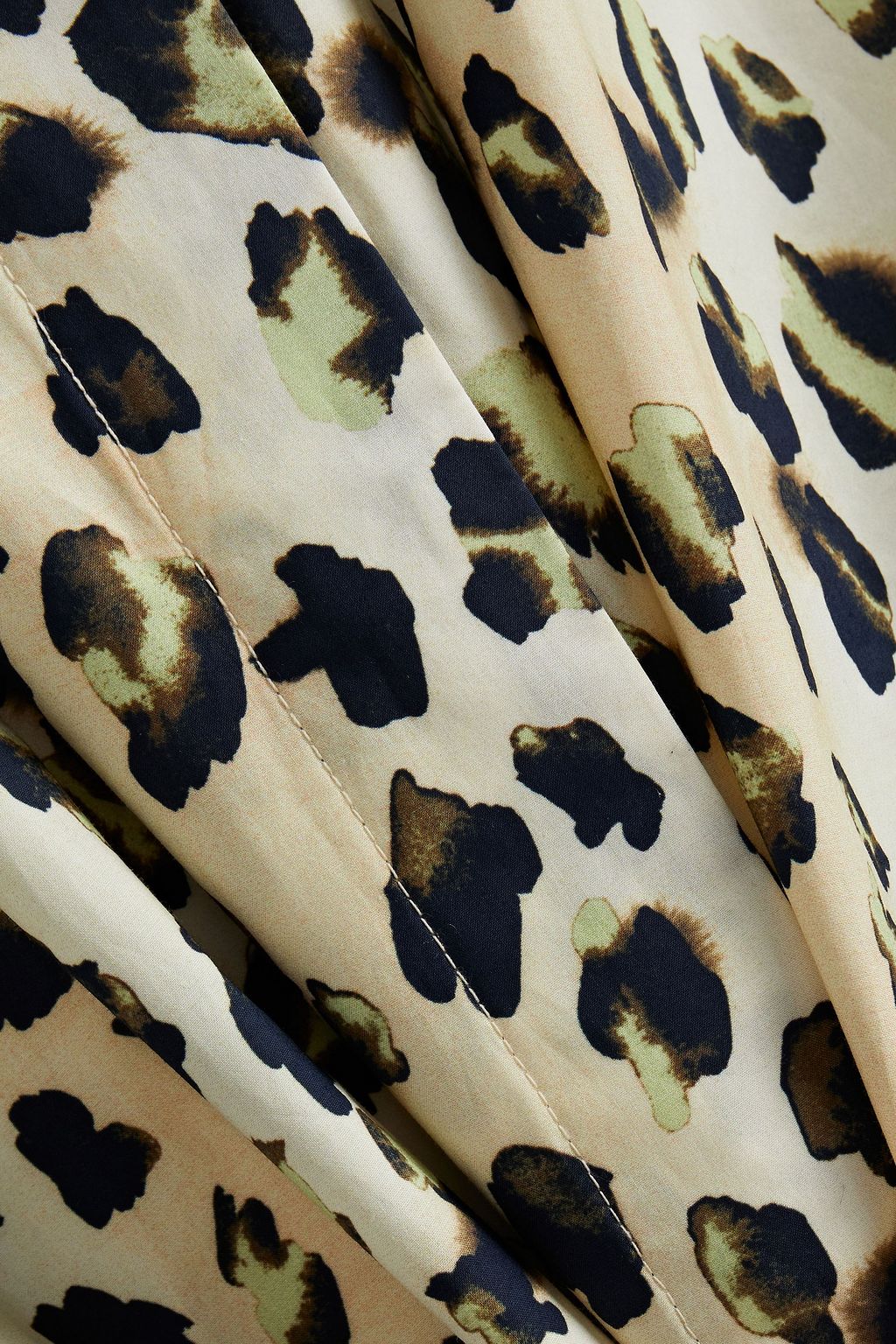 REMAIN BIRGER CHRISTENSEN Lilian leopard-print organic cotton-poplin shirt
