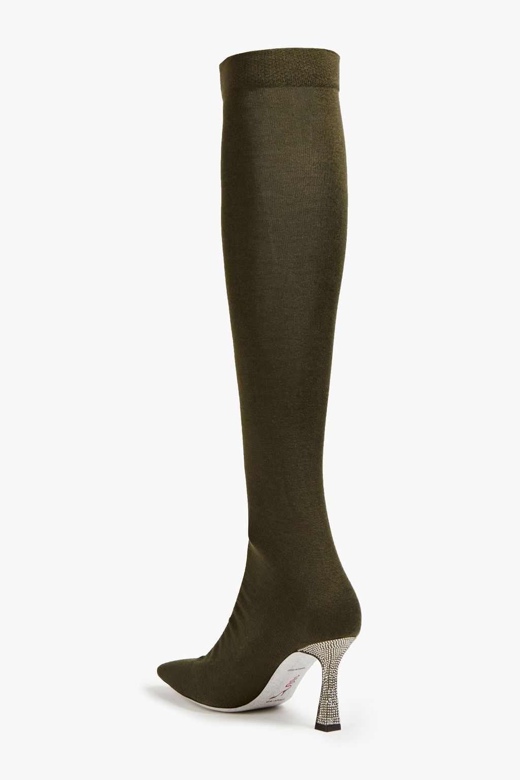RENE' CAOVILLA Grace cashmere over-the-knee boots