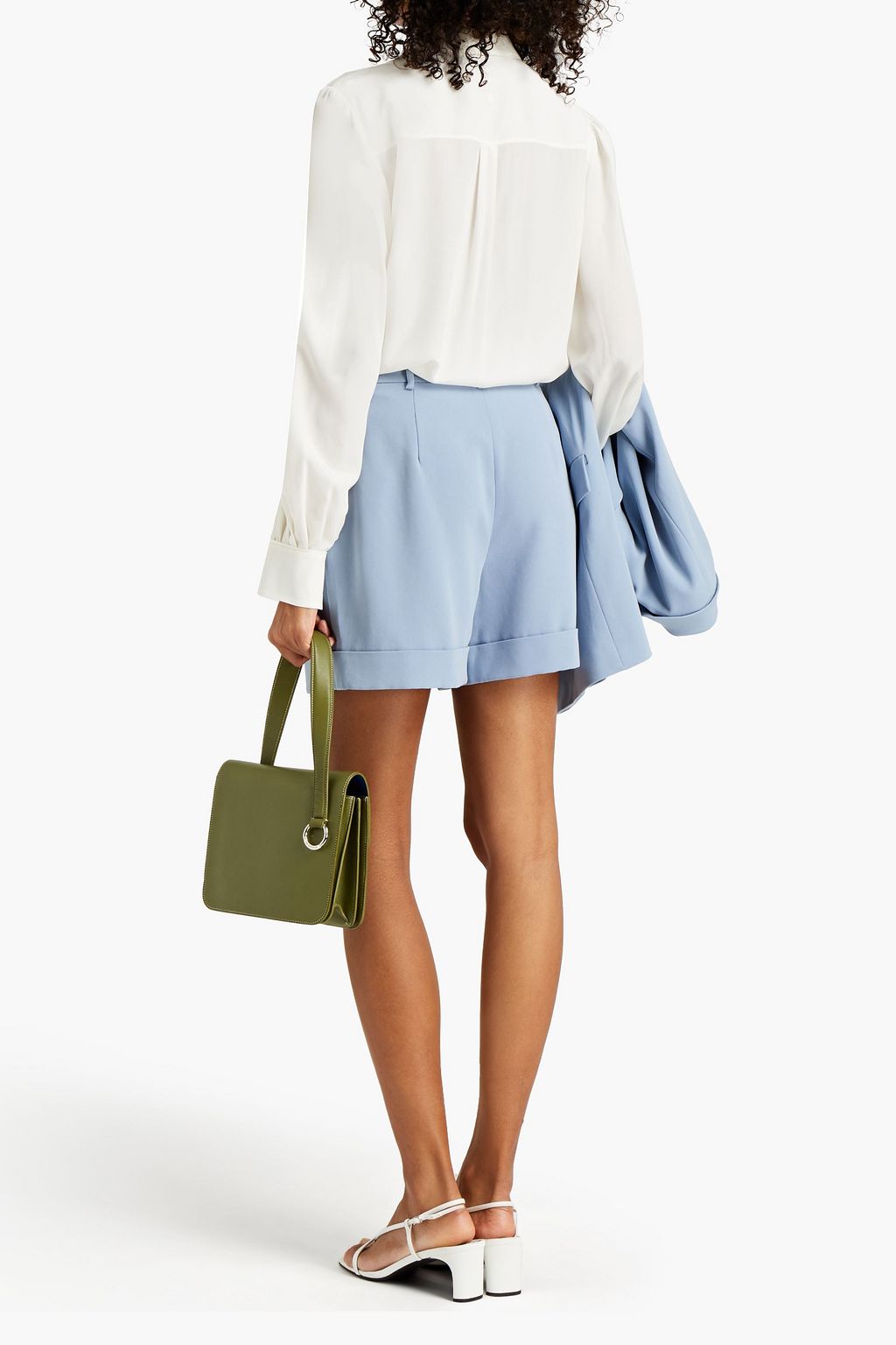 DIANE VON FURSTENBERG Shaina crepe shorts