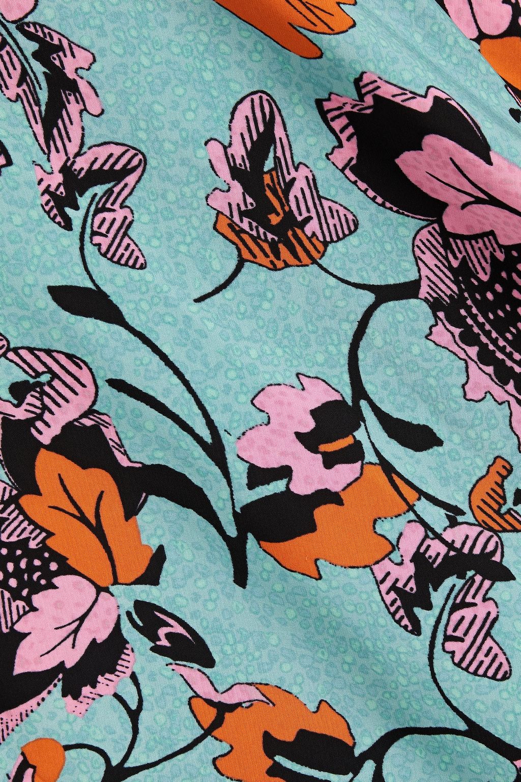 DIANE VON FURSTENBERG Beverly Rock aus Cady mit floralem Print