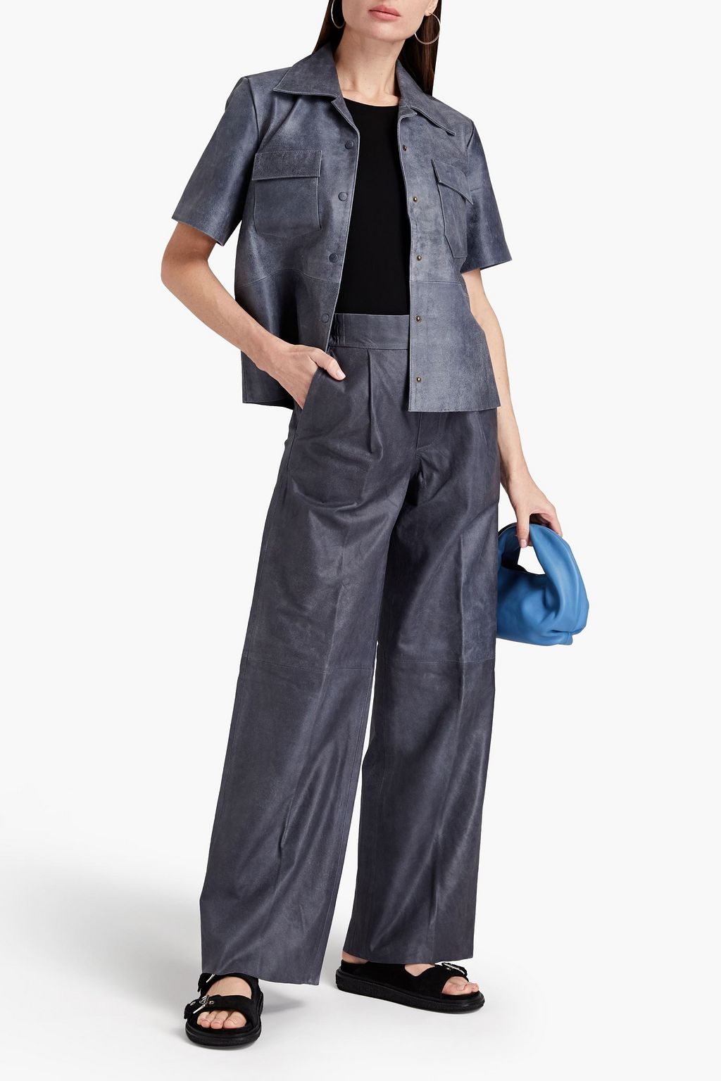 REMAIN BIRGER CHRISTENSEN Siena leather shirt