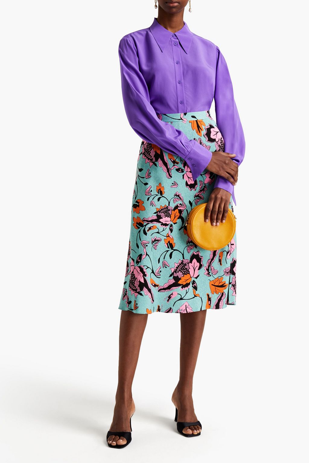 DIANE VON FURSTENBERG Darcy silk shirt