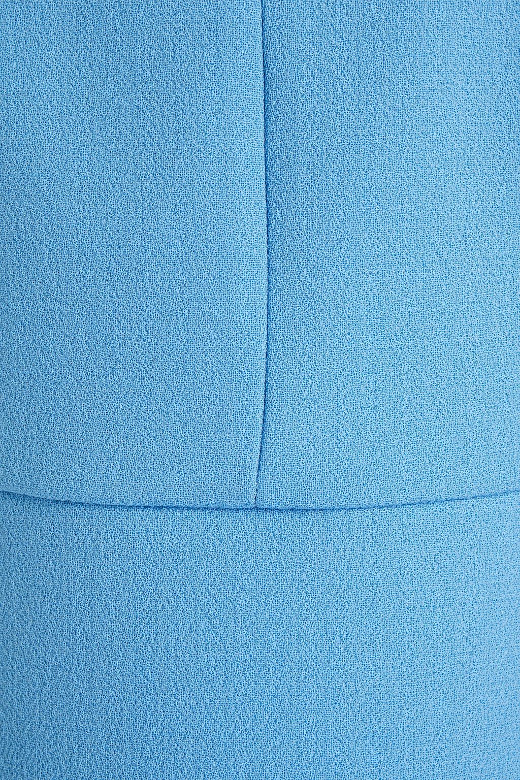 ROLAND MOURET Wern pleated wool-crepe top