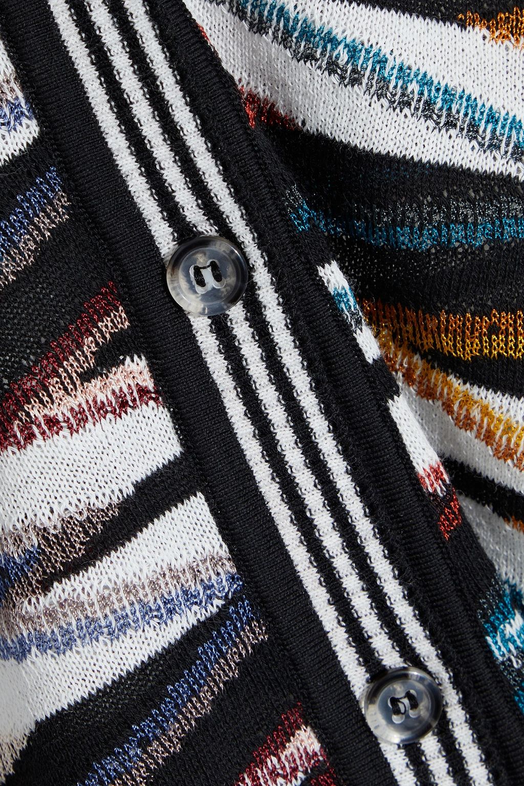 MISSONI Cardigan aus einer Baumwollmischung mit Intarsienmuster