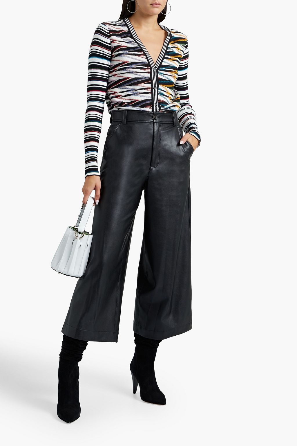 MISSONI Cardigan aus einer Baumwollmischung mit Intarsienmuster