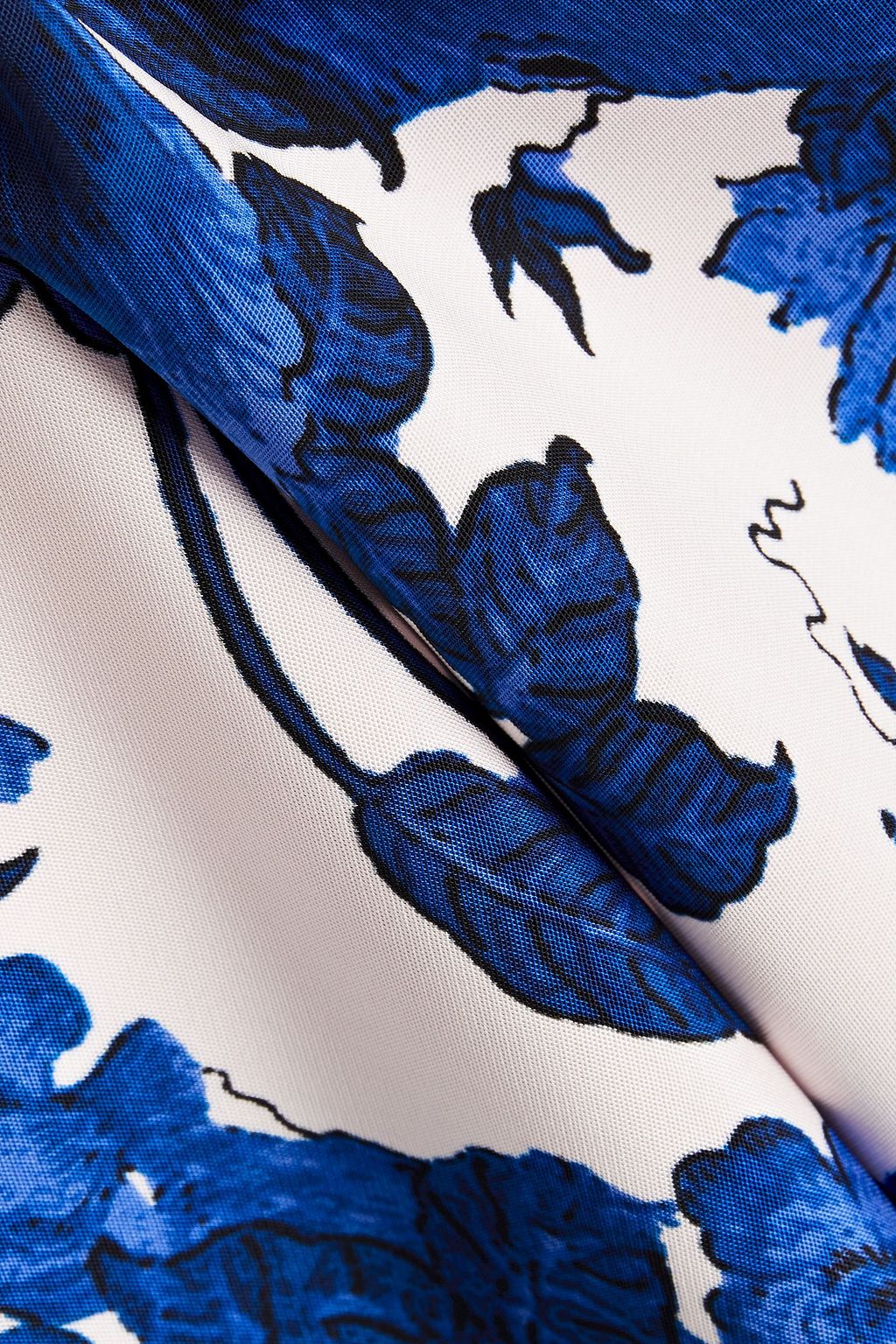 DIANE VON FURSTENBERG Beverly floral-print cady skirt