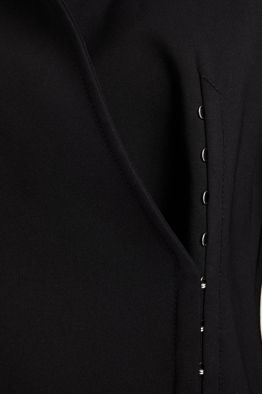DION LEE Cutout cotton-blend sateen mini dress