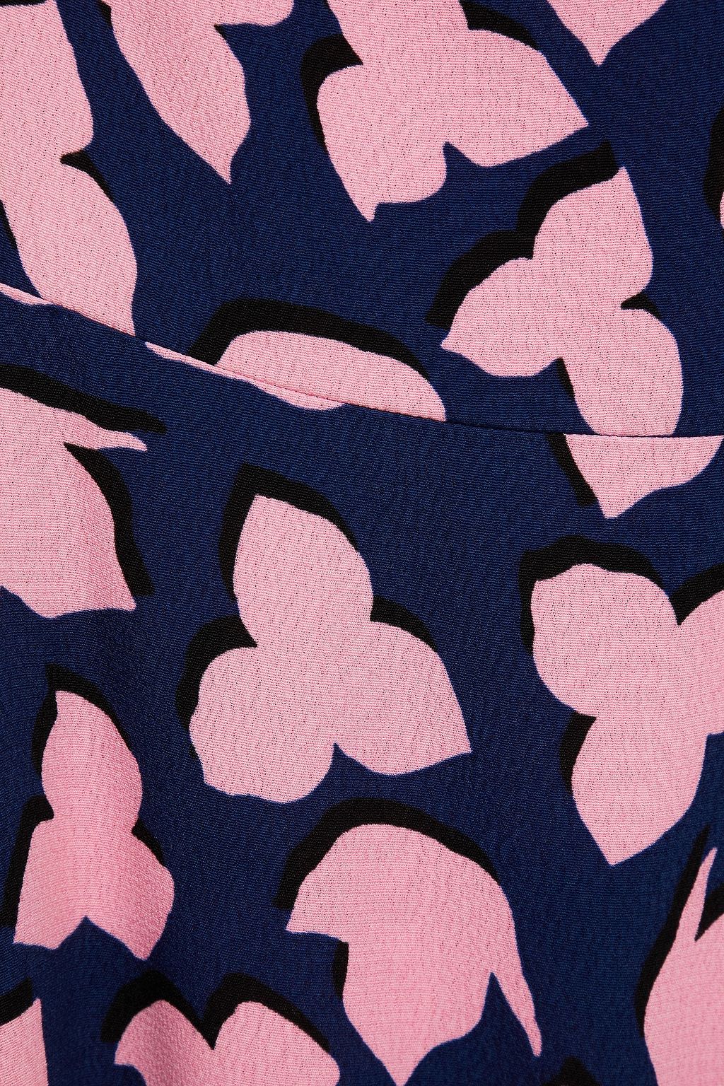 DIANE VON FURSTENBERG Joanna floral-print stretch-crepe midi dress