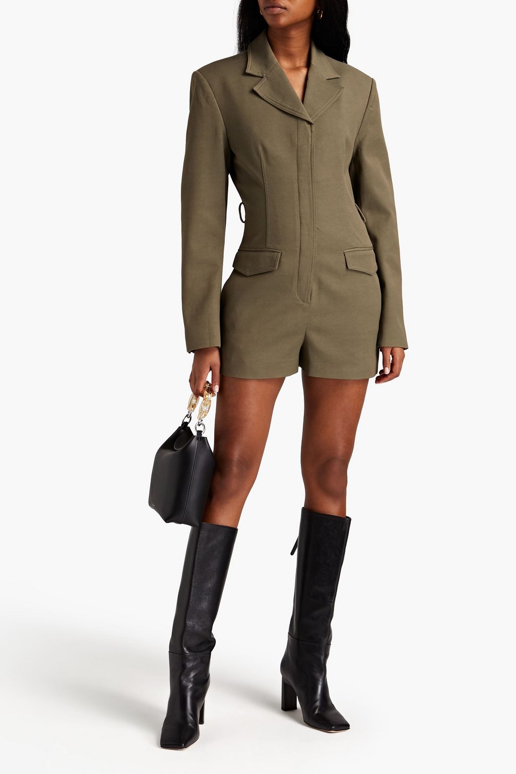 DION LEE Gabardine playsuit