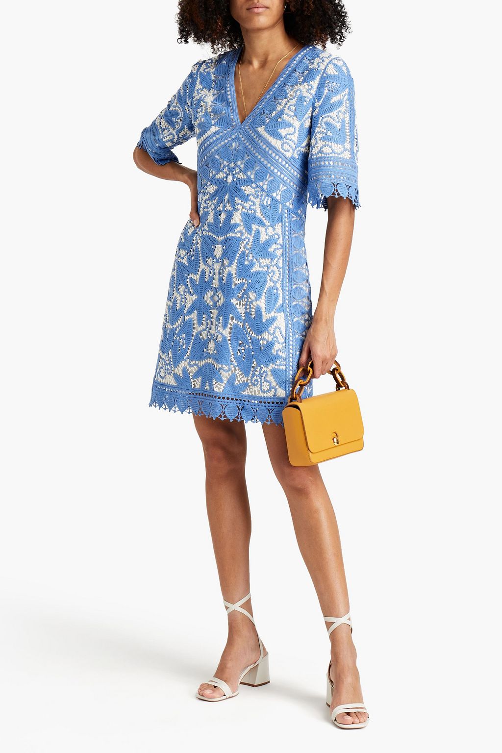 TORY BURCH Crocheted lace mini dress | Sale up to 70% off | THE OUTNET