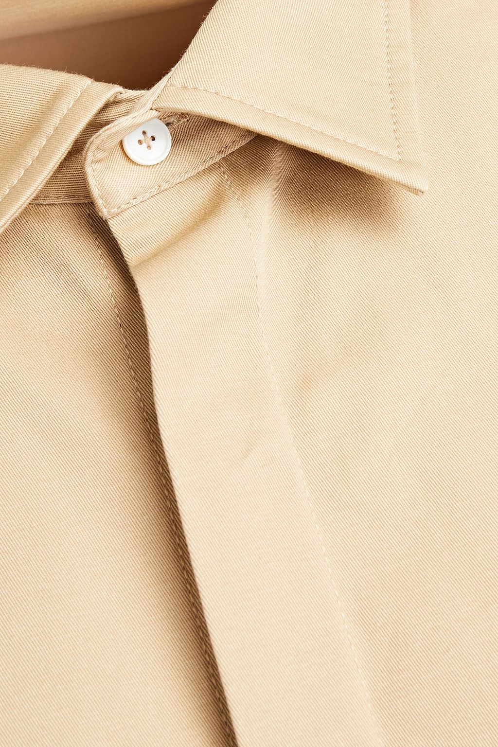 DION LEE Convertible cotton-twill shirt