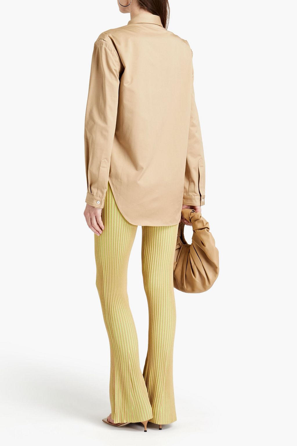 DION LEE Convertible cotton-twill shirt