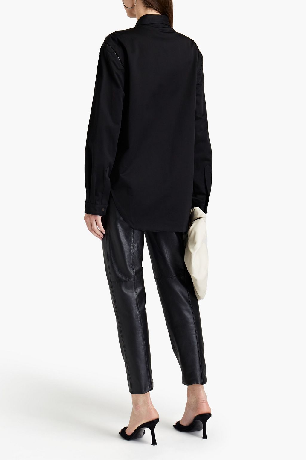 DION LEE Convertible cotton-twill shirt