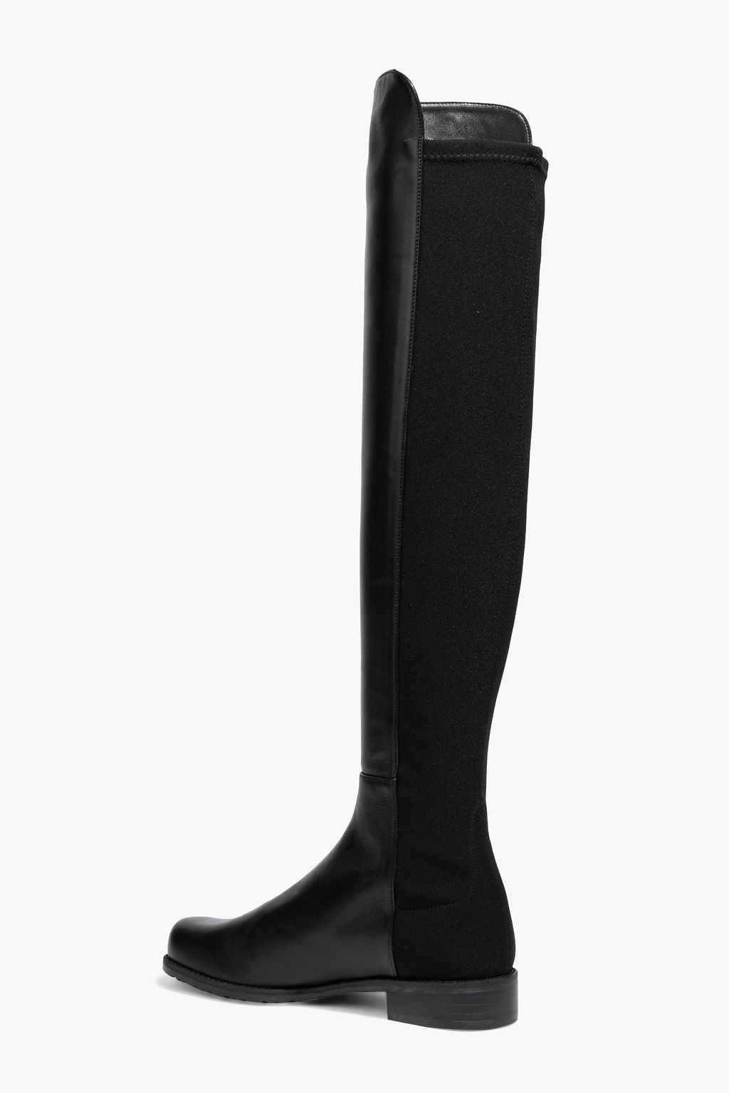STUART WEITZMAN Overknees aus Leder und Microstretch