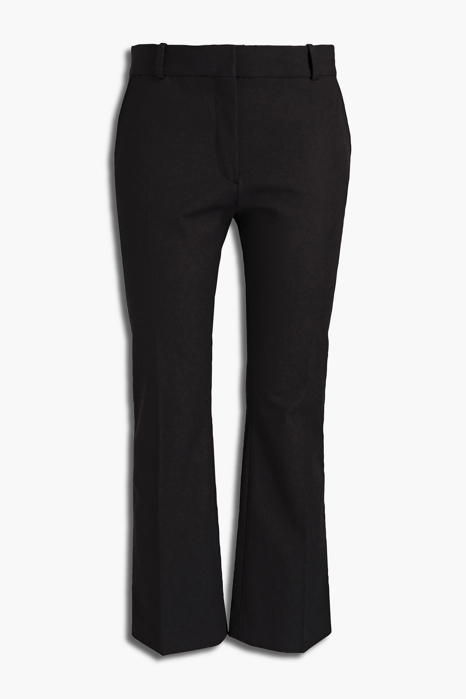 Le Crop Mini Boot stretch-cotton twill bootcut pants