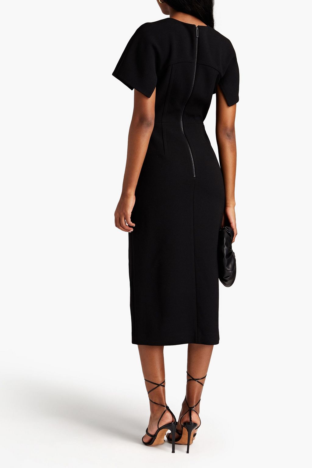 DION LEE Stretch-crepe midi dress
