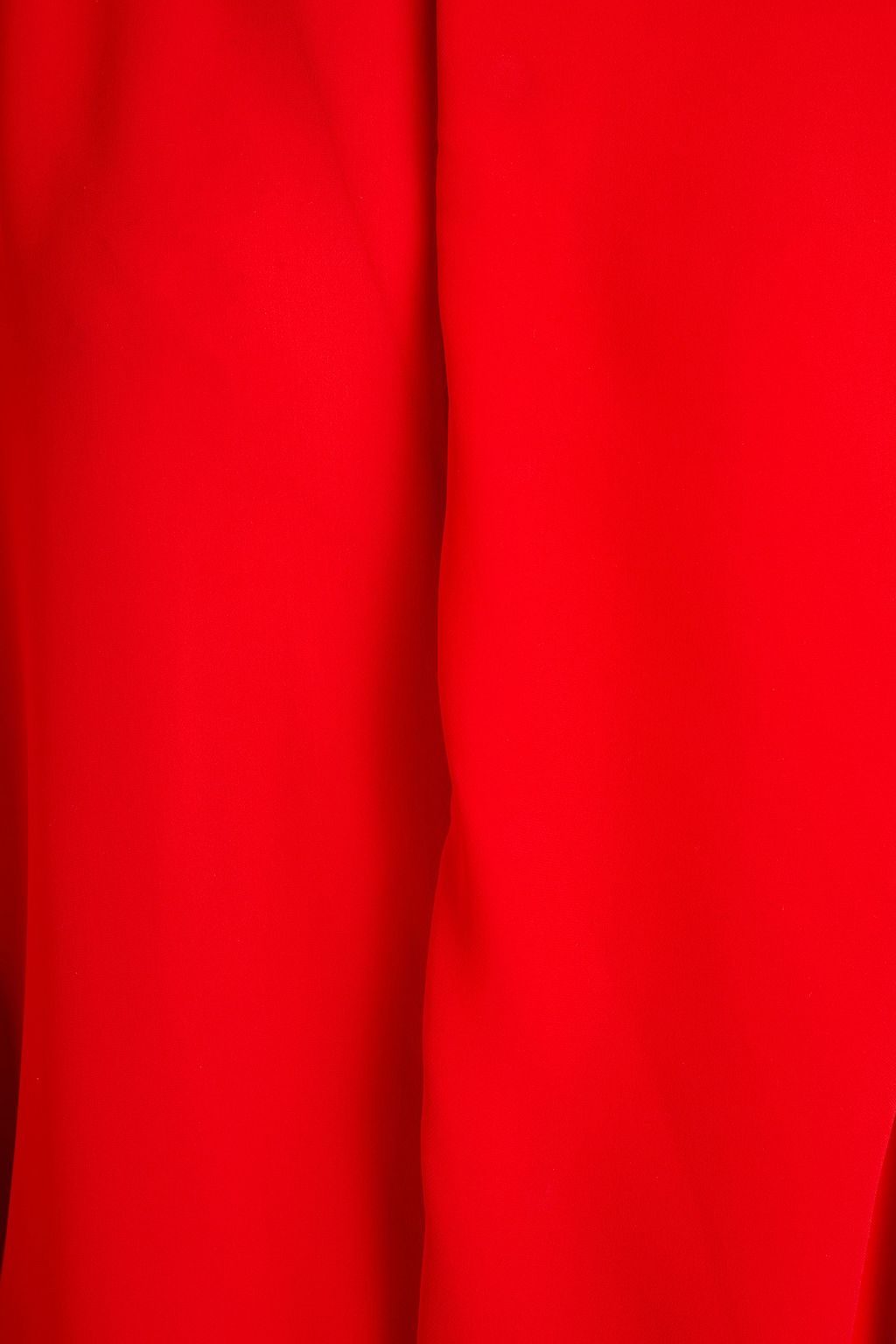ROLAND MOURET Hallow draped silk crepe de chine shirt