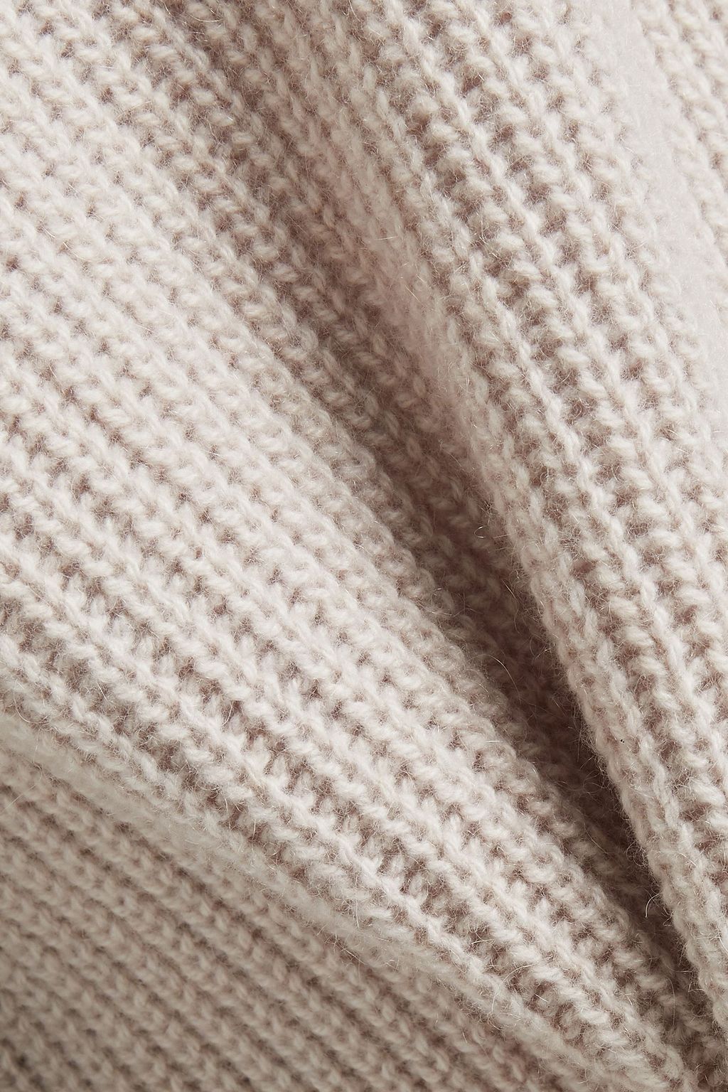 TORY BURCH Ribbed wool and cashmere-blend sweater