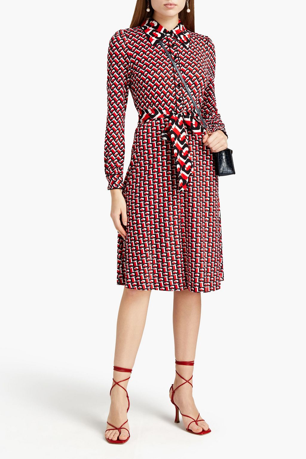 DIANE VON FURSTENBERG Milly printed silk-jersey midi dress