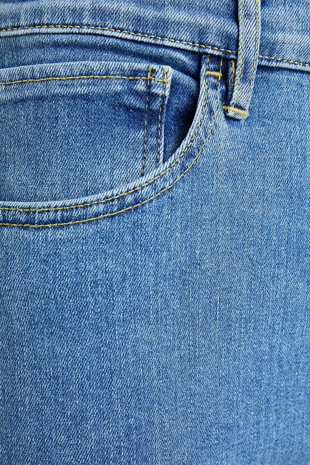 3X1 Faded high-rise bootcut jeans