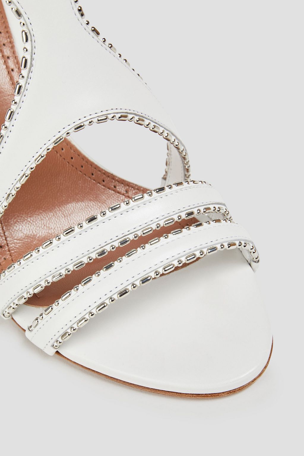 ALAÏA Sandalen aus Leder mit Nieten