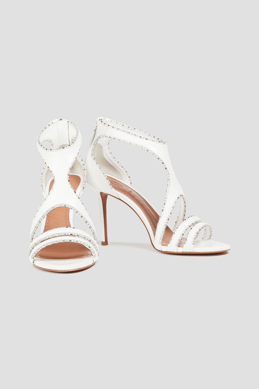 ALAÏA Sandalen aus Leder mit Nieten