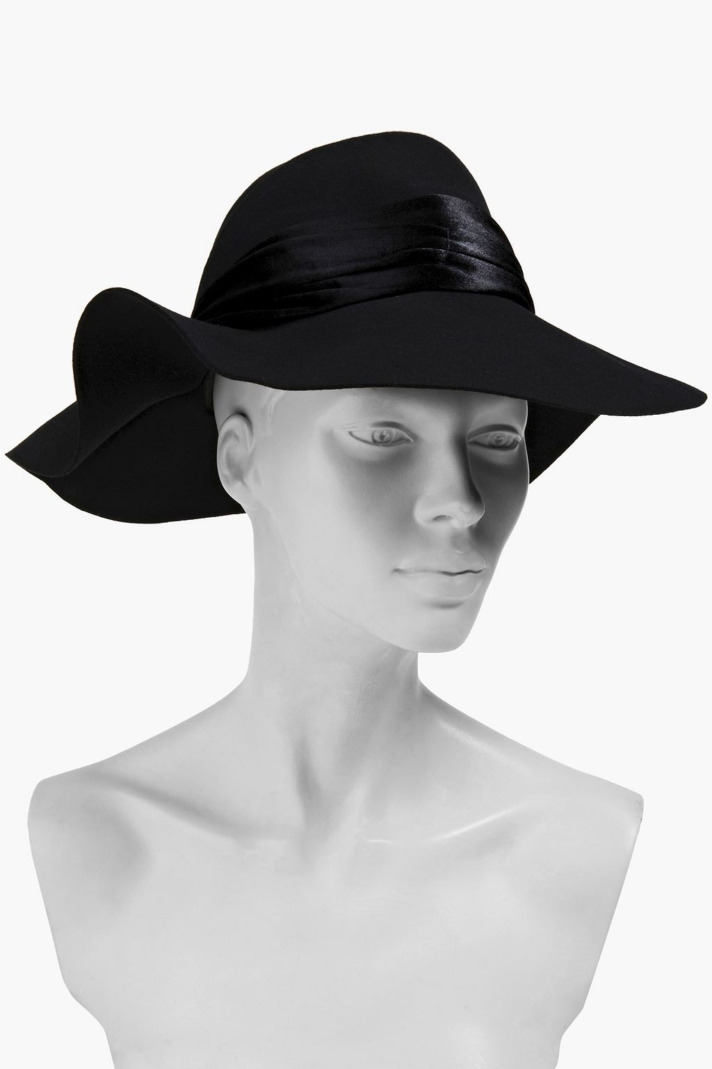 EUGENIA KIM Emmanuelle velvet-trimmed wool-felt fedora