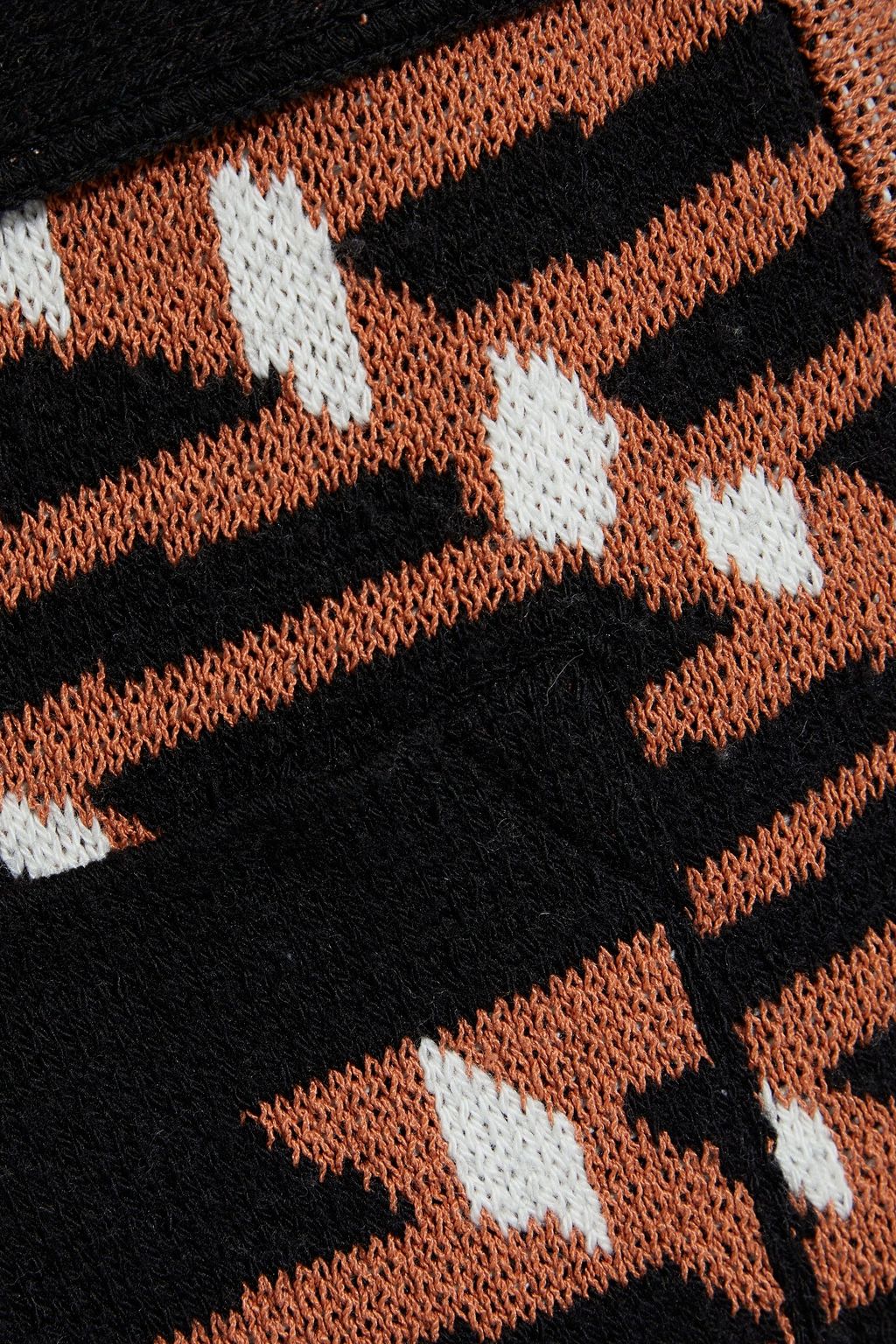MISSONI Cardigan aus Häkelstrick aus einer Wollmischung mit Gürtel