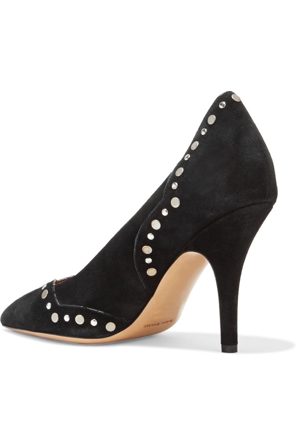 ISABEL MARANT Ponroe studded suede pumps