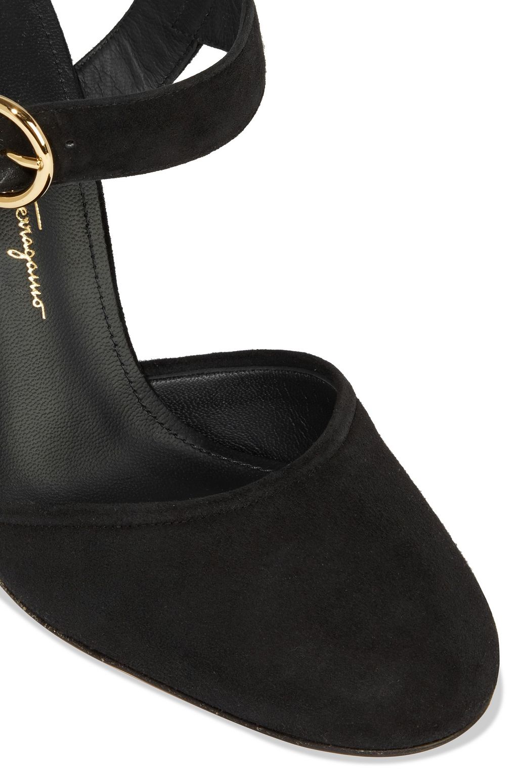 FERRAGAMO Gazania suede pumps