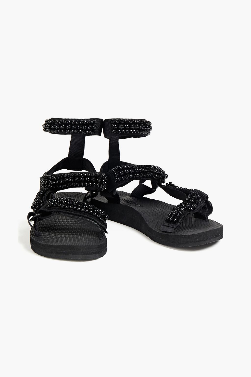 ARIZONA LOVE Trekky embellished grosgrain sandals