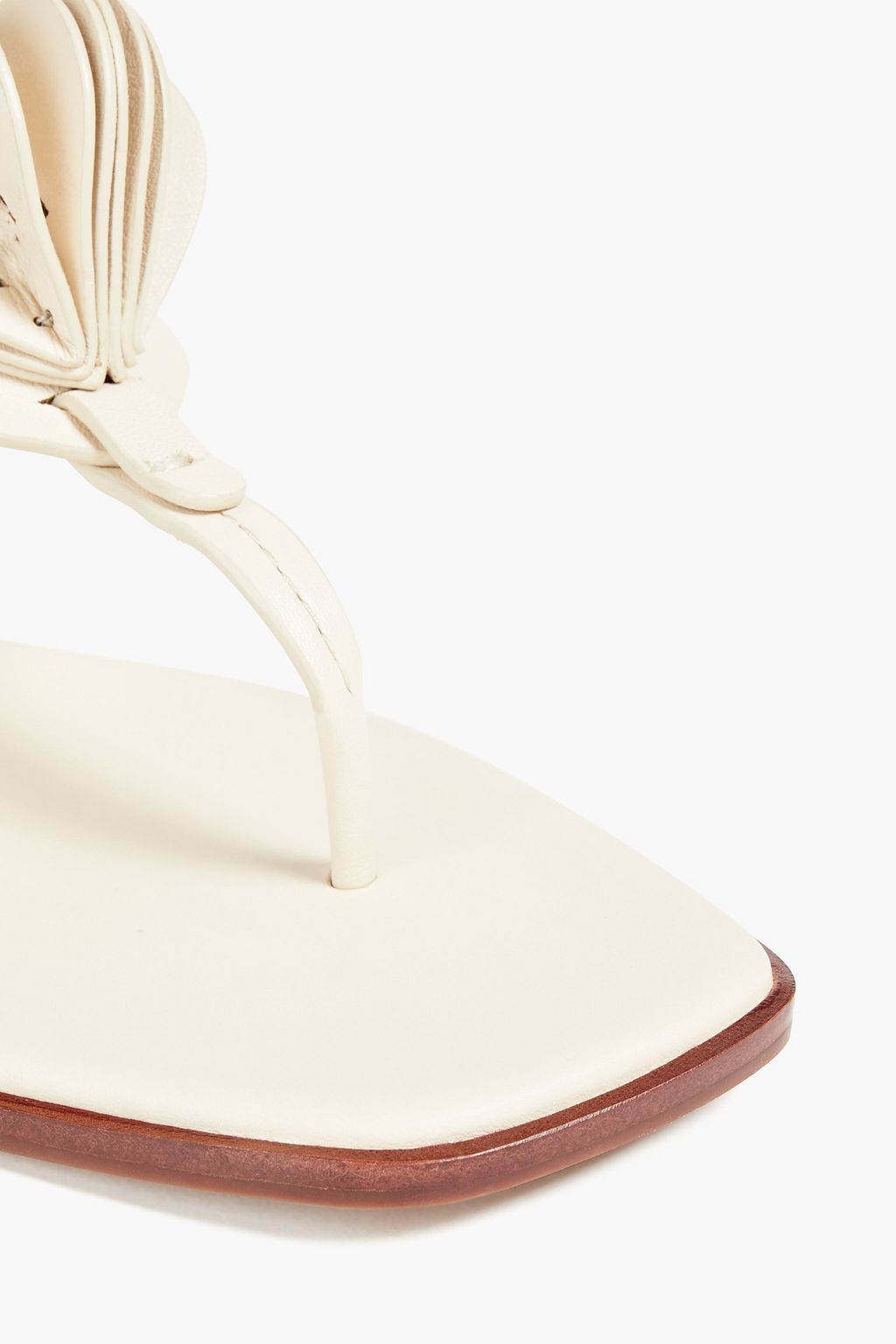 TORY BURCH Textured-leather sandals