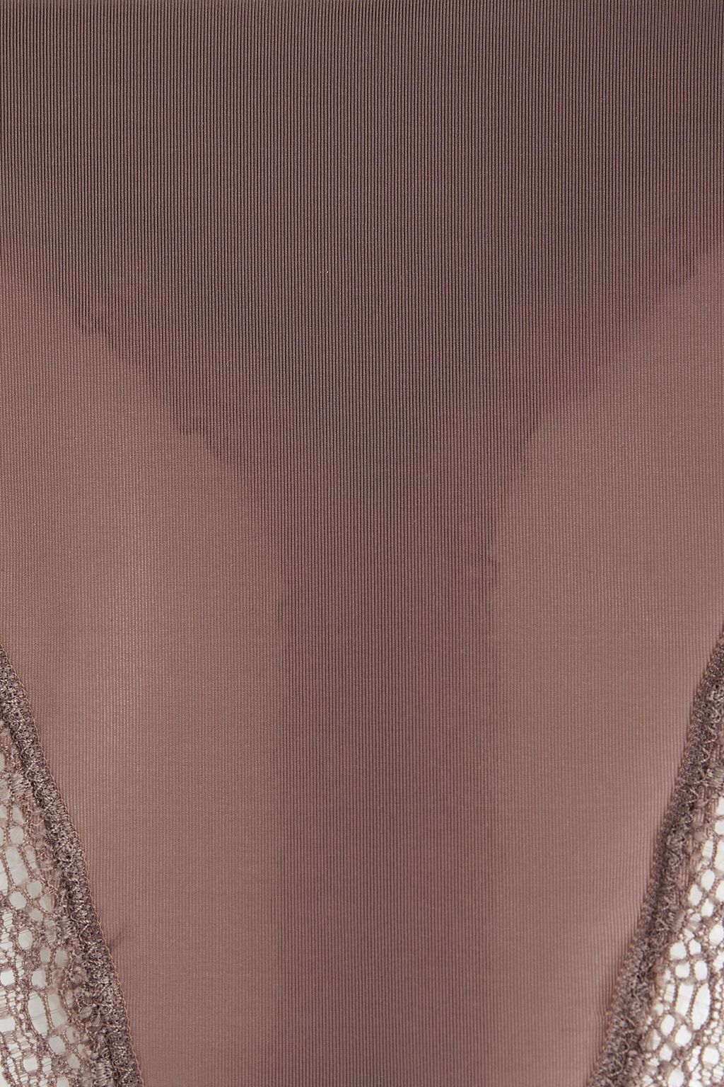 CALVIN KLEIN Lace-trimmed stretch-jersey low-rise thong