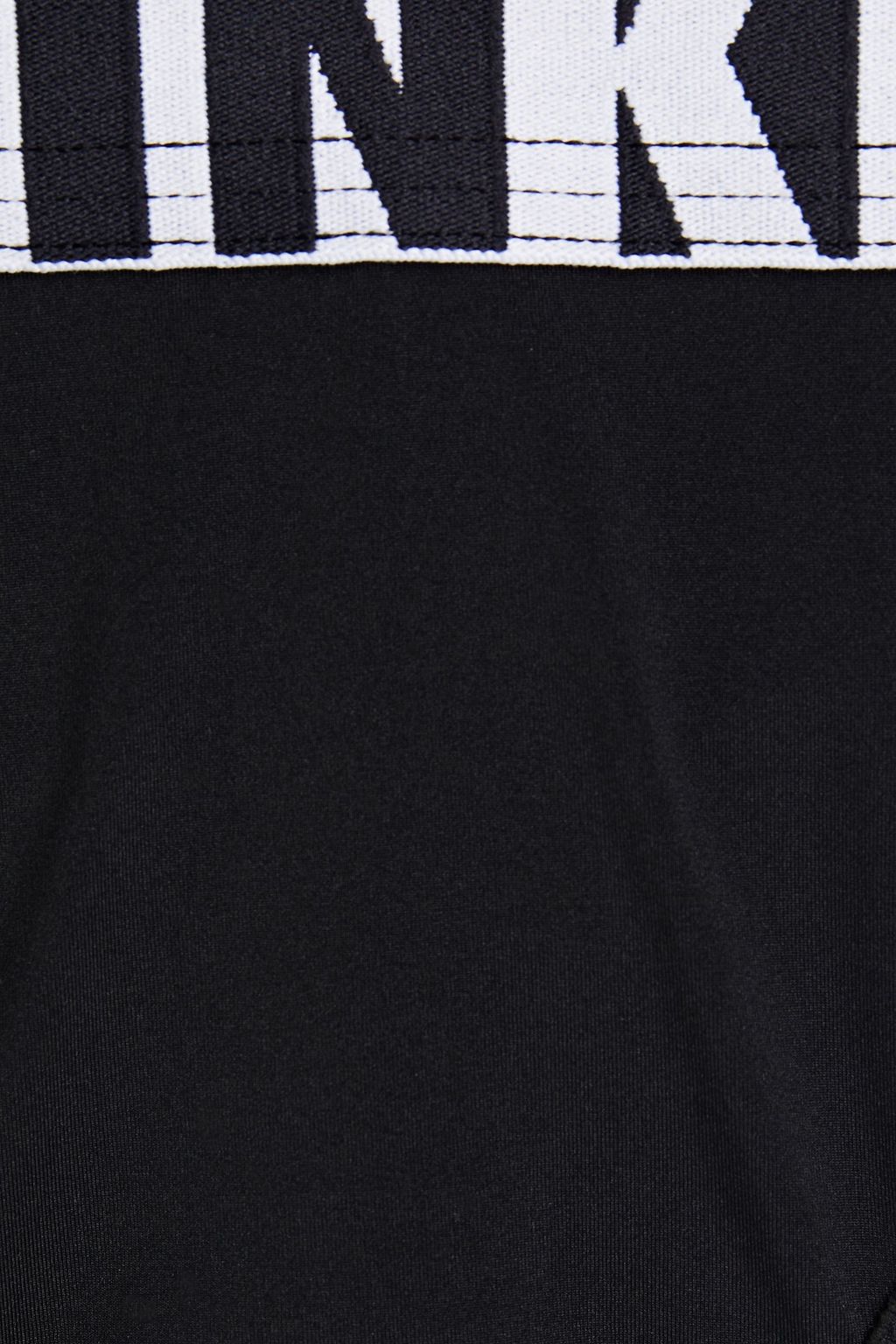 CALVIN KLEIN Jacquard-paneled stretch low-rise thong